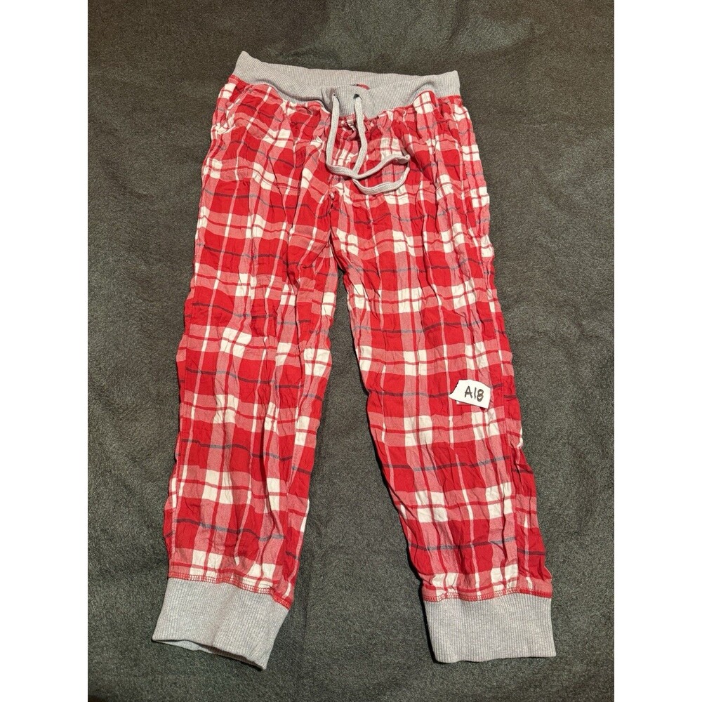 Aerie Womens Pajama Pants L Large Red Plaid Sleepwear PJ Bottoms Loungewear